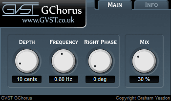 GChorus interface