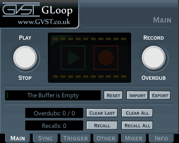 GLoop user interface